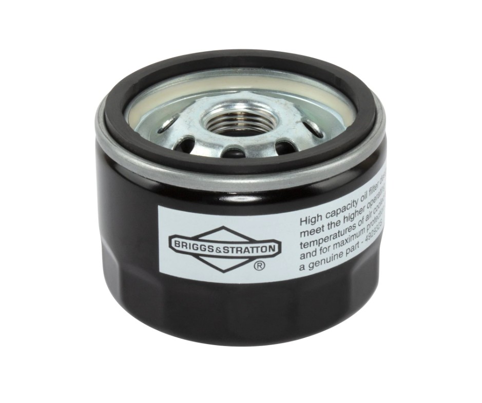 This genuine Briggs & Stratton oil filter is designed to remove harmful contaminants from engine oil, helping to protect and extend the life of pressure-lubricated Briggs & Stratton engines. As an OEM part, it ensures proper fit, reliable performance, and compliance with exact manufacturer specifications, with a compact height of 2� inches. Manufactured and tested to meet strict OEM standards, this filter supports optimal engine performance, maintains EPA emissions compliance, and helps preserve full warranty coverage. Using genuine Briggs & Stratton replacement and maintenance parts is essential for keeping outdoor power equipment running at peak efficiency, as there are no substitutes for parts specifically engineered to maximize engine life and meet original equipment requirements.
