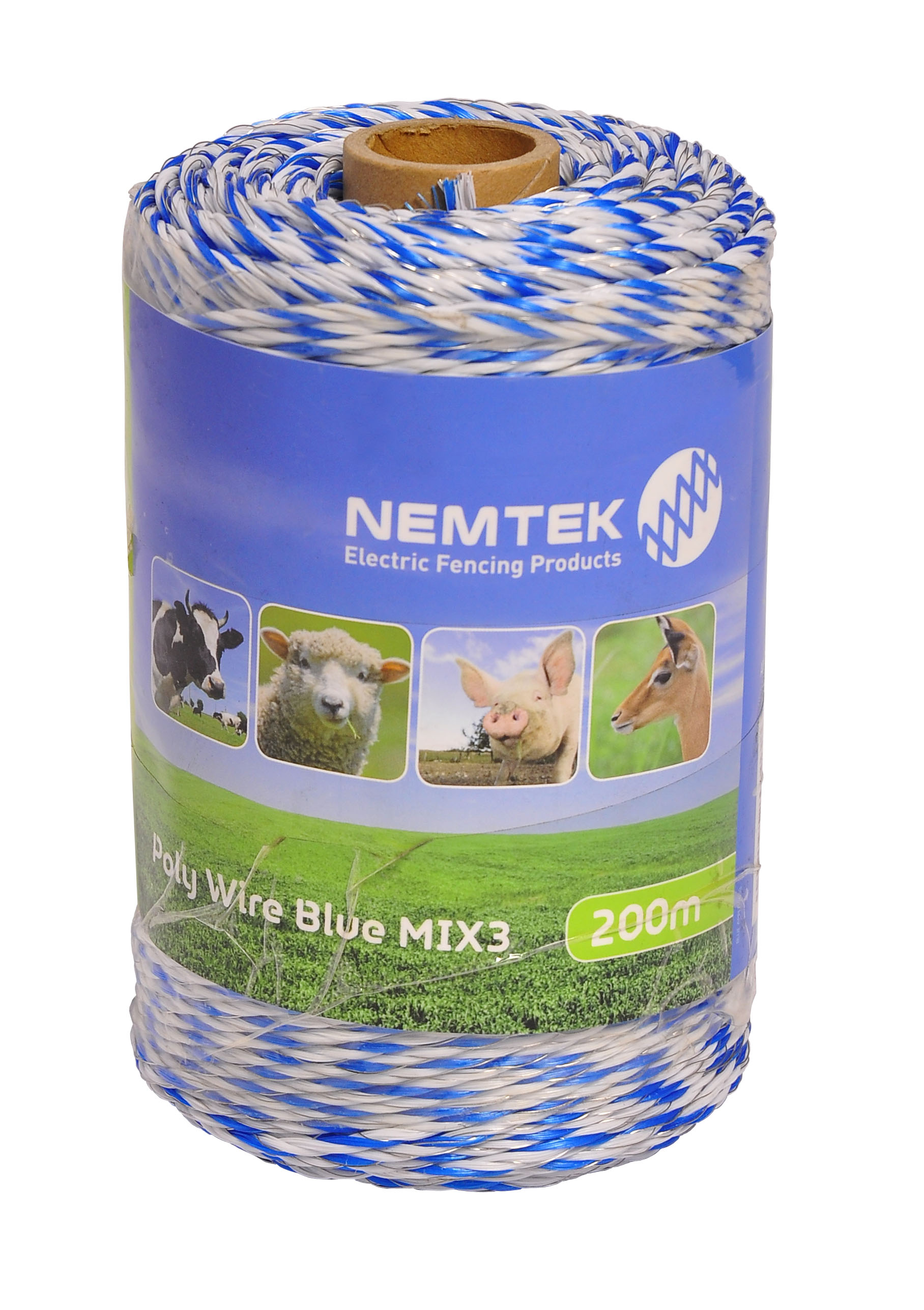 Poly Wire Blue Mix3X200m Nemtek