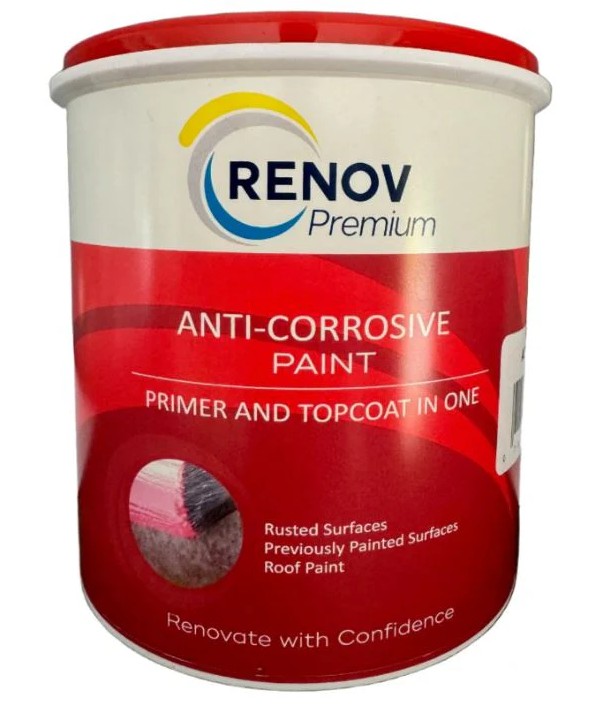 A water based etching primer with strong anti-corrosive properties. Is UV stable and can be used as a primer and topcoat for rusted surfaces. Suitable for rusted surfaces, previously painted surfaces, sandblasted scaled surfaces and on roof sheeting as a roof coating. Do not exceed recommend coverage. Spreading rate: 6-7sqm/lt per coat, 2 coats minimum required.