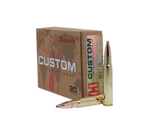 Hornady Custom International ammunition is designed to provide hunters with reliable, consistent performance season after season. Available in a wide range of popular hunting calibers, it is loaded with Hornady InterLock� bullets, offering a versatile solution for a variety of hunting applications. Renowned for delivering an effective balance of expansion and penetration, these cartridges are particularly well suited for medium- and large-sized game. Many Custom International loads also incorporate Hornady�s innovative secant ogive bullet design, which enhances ballistic efficiency by reducing drag and promoting flatter trajectories, resulting in improved downrange performance and accuracy.