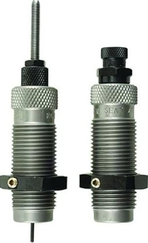 The RCBS 3-Die Carbide Set for .40 S&W is designed to deliver efficient and reliable reloading performance for handgun cartridges. This set includes three essential dies for resizing, expanding, and seating/crimping, allowing for a smooth and consistent reloading process. Featuring a durable carbide sizing die, it eliminates the need for case lubrication, saving time and effort while ensuring precise case sizing. Manufactured from high-quality materials for long-lasting durability, the set is suitable for both beginner and experienced reloaders. It comes packaged in a compact, protective storage box for easy organization and transport.