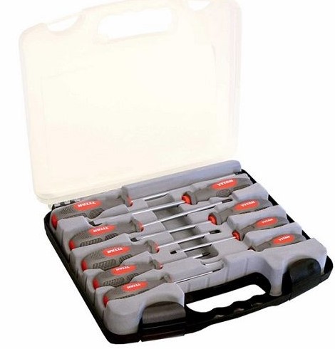 Screwdriver titan 9pc set.