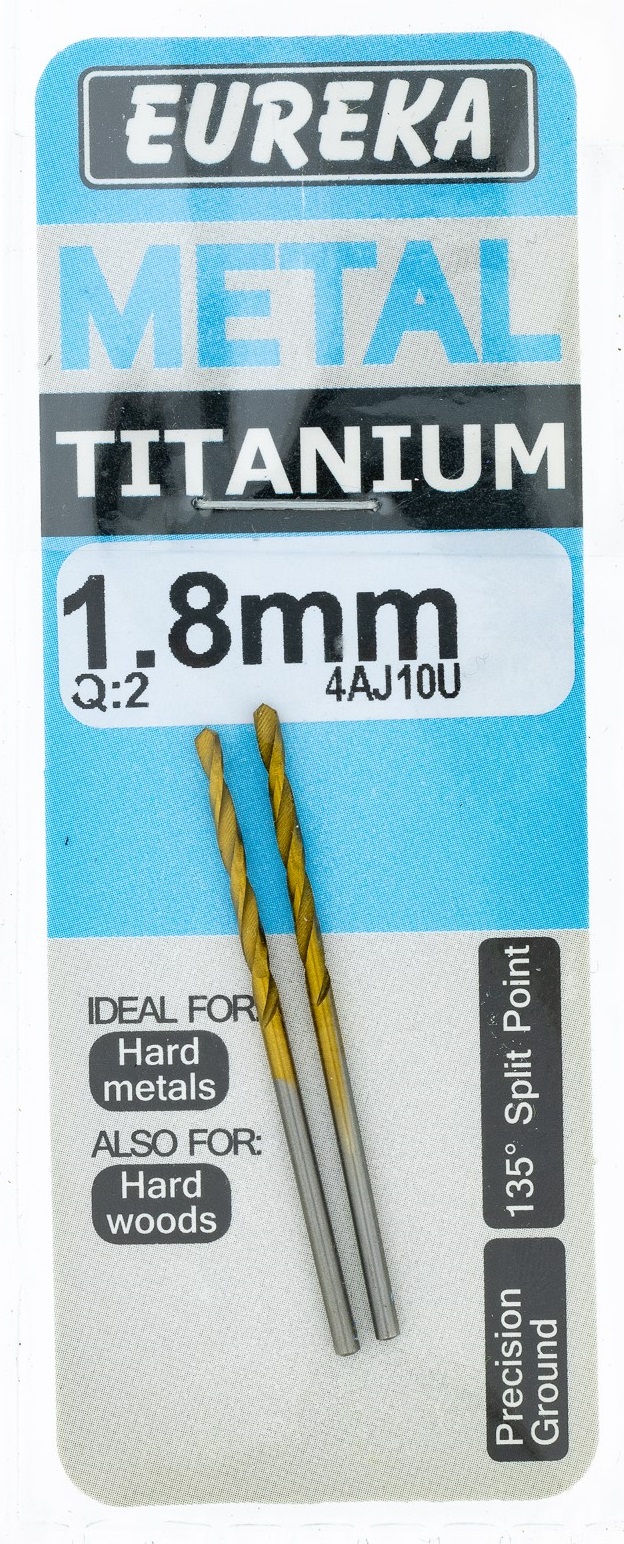 Drill Bit HSS Titanium Gold