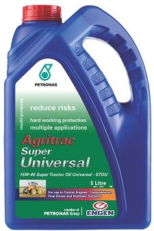 Engen Agritrac Super Universal is a new generation �Super Tractor Universal Lubricant�, designed to provide the farmer with ONE top quality, multigrade, multi-functional lubricant. Stocking one lubricant reduces the chances of misapplication and reduces inventory costs. Improvements have been made to the base oils used (the building blocks of a lubricant) to improve its low temperature properties.