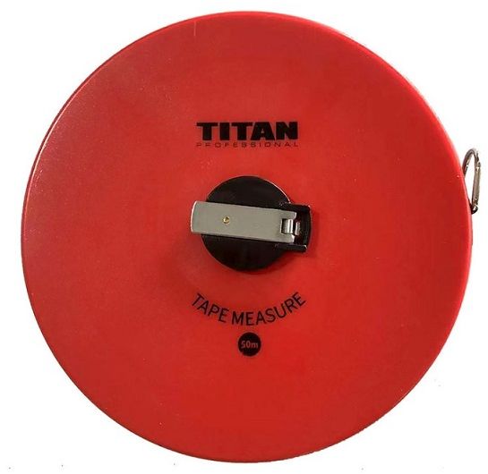 Tape titan measure fibreglass.
