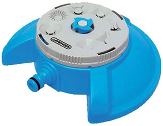 Eight spray patterns for all watering needs. With stable and light weight plastic base. Made of top quality sturdy plastic material for long lifetime.