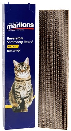 Reversible Scratching Board. Great for exercise & playtime.