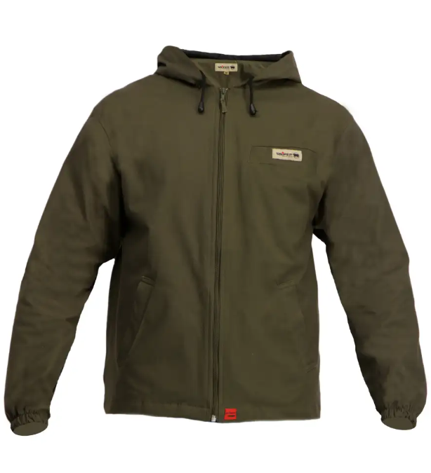 The PH Military Olive Jacket combines rugged durability with lightweight comfort. Made from Thorn Tough Fabric with FLEX technology, it offers exceptional resilience, flexibility, and breathability. Features include a mesh-lined hood, elasticated cuffs, and multiple pockets for practical storage. With its lightweight design, it's ideal for layering and cool-weather wear, while the military olive finish delivers a timeless, tactical-inspired look for the outdoors and everyday adventures.
