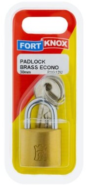 Brass economy padlock .