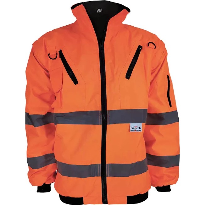 The Bunny Watt Sheq Safety is designed for professionals in hazerdous enviroments, offer warmth, visibilty and versatility. Fleece lining for thermal comfort in cold conditions. Class 3 reflective garment with compliant reflective tape for enhanced visibility. Durable fabric made from 240g/m� polycotton for long-lasting wear. Zip-off sleeves for flexibility and a secure fit. This jacket is suitable for various industries, including mining and construction, ensuring safety and comfort on the job.