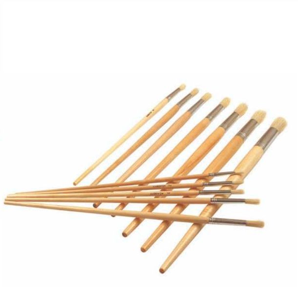 Artist Brush (Round)Set of artist brushes on card (no�s. 1 to 12).