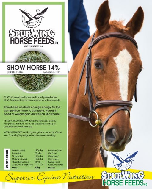 It contains enough energy for the horse to be able to compete without providing �hot� energy. Horses that need to gain weight do well on Show Horse. GRAIN FREE RATIONS. No maize or oats are included in these rations. Uses soya oils in the full fat extruded soya as a source of calming, controlled energy.