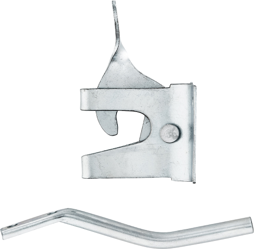 Auto gate latch electro galvanised 127mm incl fasteners.