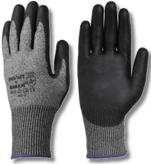 This Glove is constructed of unique high cut resistant fibber, which offers the strong protection with the highest. Suitable for metal fabrication, steel and automotive industry, handling of glass and metal sheets.