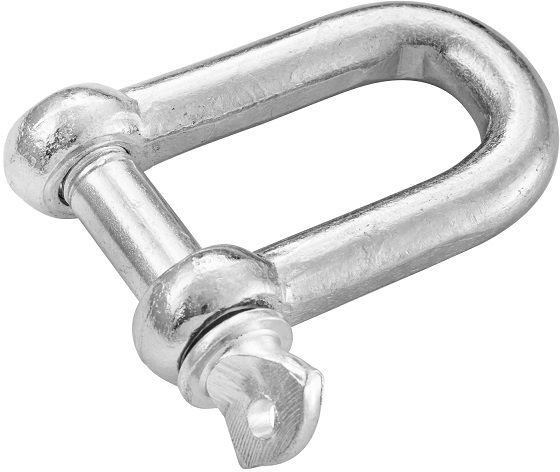 D Shackle 16mm mild steel electro galvanised.