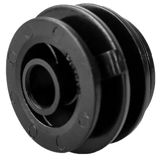 Bobbin Round Bar Black Nemtek