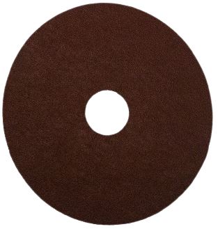 Aluminium Oxide grain on a vulcanized fibre backing .