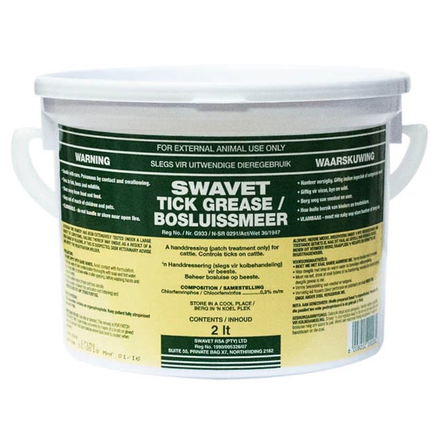 This product is used to control ticks and eliminate lice and mange mites on cattle. For safe and hygienic application, it is recommended to wear rubber gloves during use. The remedy is intended for patch treatment only and should be applied thinly and evenly using a brush or a gloved hand. Apply the product into the ears and onto bare areas of the skin where ticks commonly gather when necessary.