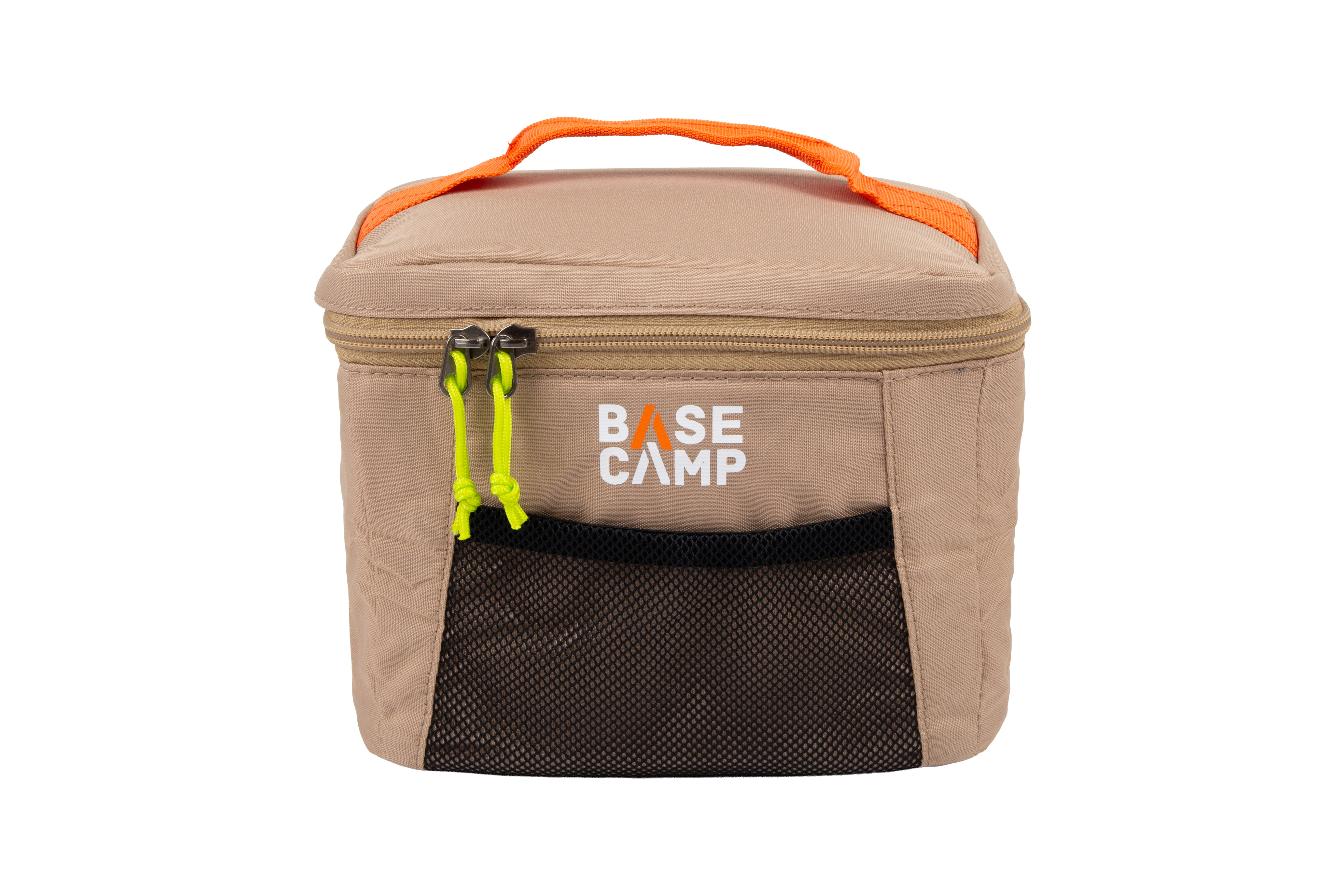 The Basecamp Khaki Cooler Bag (6 Can) is your next must-have bag, whether you're hiking, picnicking, or spending a day at the braai or beach. Made from tough 600D polyester fabric, this cooler baggie is built to withstand urban and outdoor conditions while keeping your drinks cool and refreshing. It comfortably holds up to 6 cans, ensuring you stay hydrated on your adventures. The leak-proof liner prevents spills and keeps the inside of your bag dry, making it easy to carry anywhere. Designed with ample pockets, it offers additional storage for utensils, snacks, or personal items. The front mesh pocket is perfect for smaller essentials like keys, napkins, or sunscreen. Lightweight and compact, the Basecamp Khaki Cooler Bag fits perfectly in the back of your car, ready for your next adventure. Whether your planning a solo hike or a group outing, this cooler bag provides both practicality and durability.