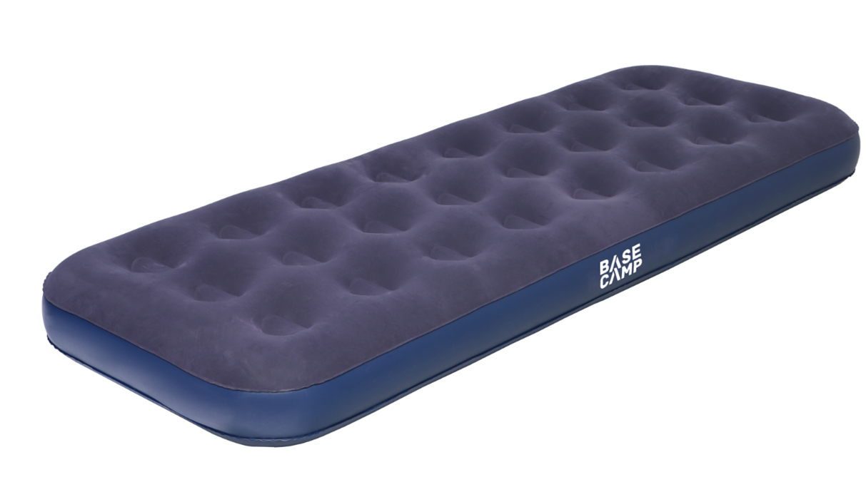 Enjoy a good nights sleep anywhere with the Blow Up Mattress. Designed for effortless comfort and convenience. Whether your camping under the stars or hosting guests at home. This mattress offers a cozy sleeping surface that inflates quickly and easily. Heres why is the perfect choice for your sleeping needs: With a simple inflation process this mattress inflates rapidly to its full size and providing a comfortable sleeping surface in minutes. When deflated the mattress packs down into a compact size or making it easy to transport and store in your camping gear or at home. The mattress is built to withstand outdoor use and provide long lasting comfort for years to come. ** This double sized mattress offers plenty of space for one or two sleepers to stretch out and relax. FEATURES : Quick Inflation/Deflation: Super safety valve ensures rapid setup and takedown. Heavy Duty & Pre tested Vinyl.
