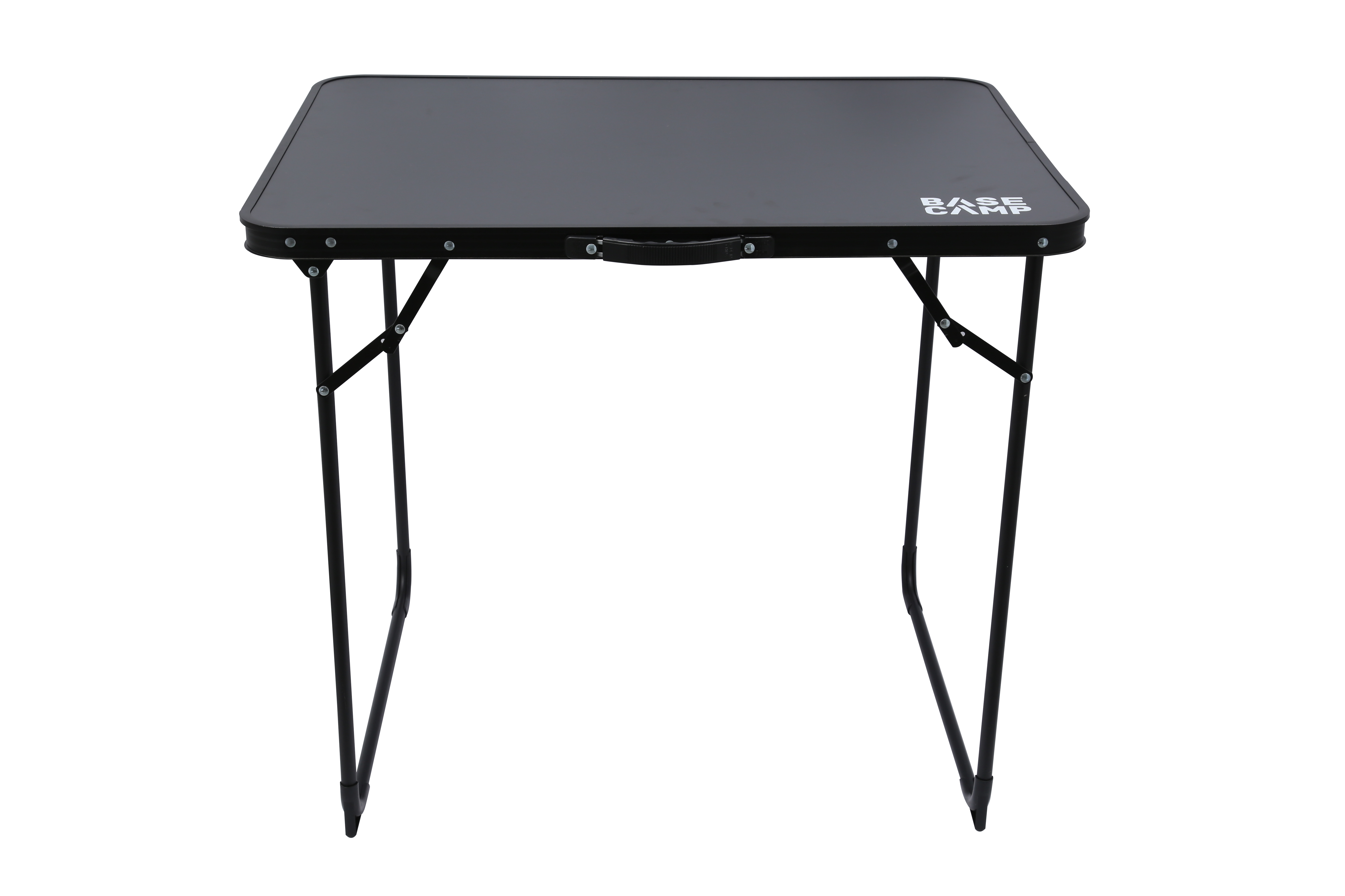 The Basecamp Medium Camping Table combines portability, durability, and ease of use, making it a versatile addition to your outdoor gear. With its compact, lightweight design and convenient carry handle, this table is perfect for camping, picnics, or any outdoor or urban adventure. The durable MDF tabletop is waterproof and easy to clean. just wipe it down with a damp cloth, making maintenance hassle-free. FEATURES AND BENEFITS: Portable Design: Lightweight with a carry handle for easy transport. Durable MDF Top: Waterproof and easy to clean for low-maintenance use. Stable Steel Legs: Balance brackets ensure stability on uneven surfaces. Protective Foot Caps: Prevent floor damage and add extra support. Multi-Purpose Use: Ideal for camping, picnics, and temporary indoor setups. Compact and Foldable: Folds down for easy storage and transport. 1 year warranty. **PRODUCT SPECIFICATIONS: Open Size: L80 x W60 x H69cm.