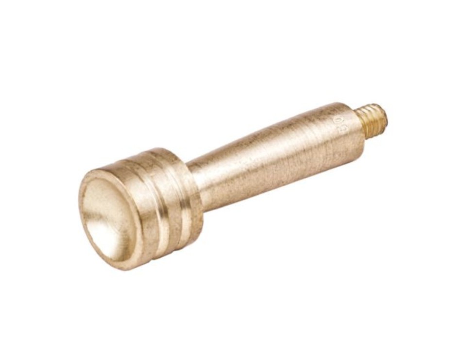 This .50 Cal brass jag is designed to help maintain firearm performance and ensure consistent shooting accuracy by effectively removing excess powder, copper, debris, and solvent when used with a cleaning patch. Precision-machined from durable brass and clearly stamped with its caliber, it provides a reliable and accurate fit for cleaning applications. It features a standard #8-32 thread, making it compatible with most cleaning rods for convenient use. For best results, the jag should be fully covered with a cleaning patch to achieve a thorough bore clean. Compact and easy to carry, it fits neatly in a range bag or cleaning kit alongside other firearm maintenance tools and solvents, making it a practical accessory for regular use and a useful gift for firearm owners.