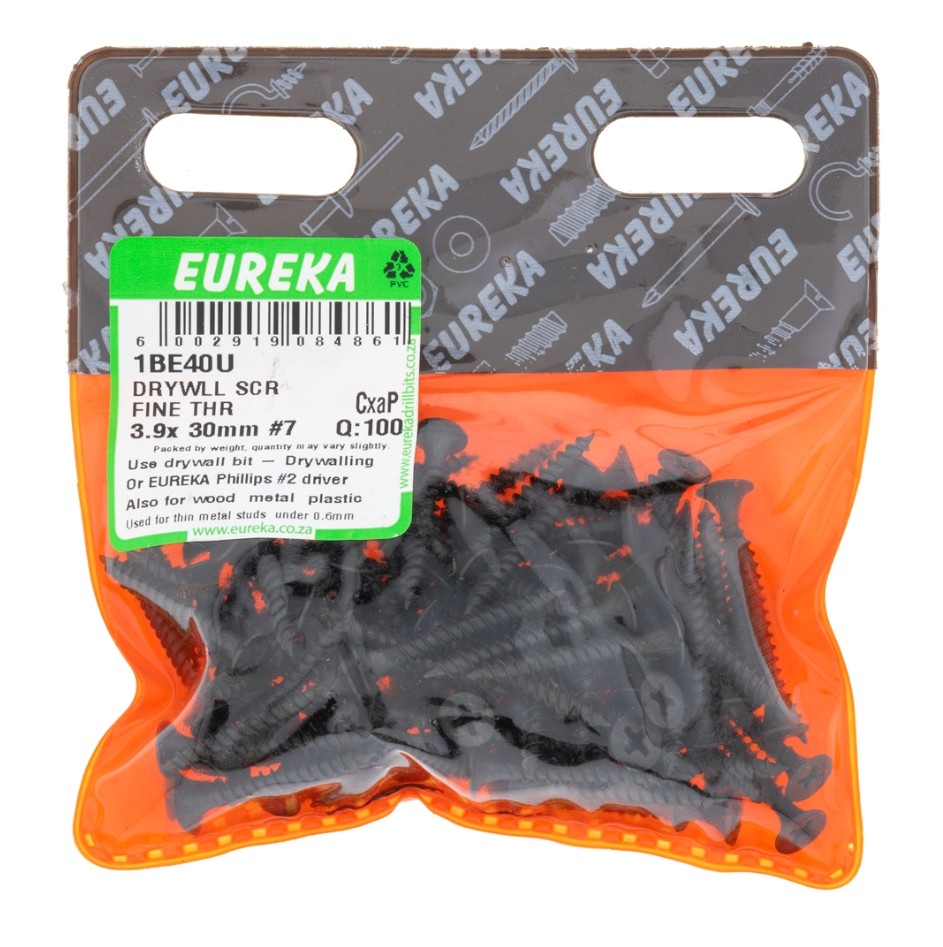 Ideal to install drywall to thinner metal substrate (Black phosphate coating for some corrosion resistance.