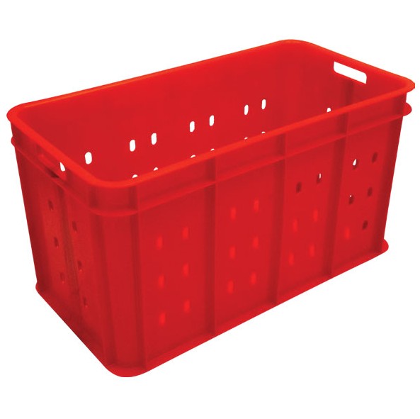 The Egg Crate is made from durable H.D.P.E and is suitable for conveyor belts. Crates are stackable 8 high. Carrying Capacity 70kg.