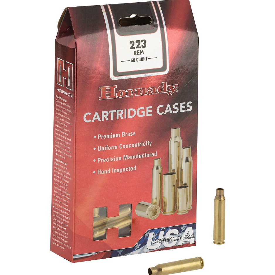 Hornady brass is engineered to deliver consistent accuracy and reliable performance through several key design features. Tight wall concentricity ensures proper bullet seating in both the case and the firearm�s chamber, while also promoting a uniform release of the bullet during firing for improved velocity and precision. Uniform case wall thickness, long valued by benchrest shooters, is maintained through strict manufacturing tolerances to support consistent accuracy. By treating brass as the foundation of a quality cartridge rather than a disposable component, Hornady produces cases that offer longer life and more reloads. In addition, each case is manufactured to maintain consistent weight and internal capacity across production lots, resulting in dependable pressures, velocities, and accuracy with every shot.