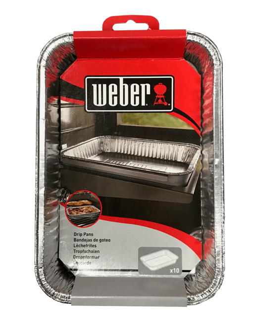 A simple Drip Pan can save you from a whole lot of maintenance. They line the drip tray of your barbecue to make the disposal of grease easy and clean.