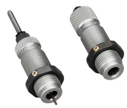RCBS has been making some of the best reloading equipment for over 60 years. Their 2-Die sets are known in many reloading circles for their high-quality. Each 2-Die Set includes a full length sizer die has an expander-decapping unit to remove the spent primer while expanding the case mouth. Vent holes prevent case damage caused by trapped air or excessive lubricant.