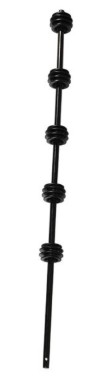 Round Bar 5W Black Nemtek