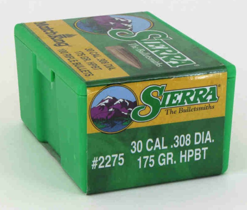 The Sierra MatchKing .30 cal 175gr HPBT bullets are precision-engineered projectiles designed for competitive shooting and long-range accuracy. Featuring a hollow point boat tail (HPBT) design, they offer excellent aerodynamic performance, reduced drag, and consistent flight stability. Widely used by target shooters and reloaders, these bullets are known for their tight manufacturing tolerances and reliable ballistic performance, making them a preferred choice for disciplines that demand high precision.