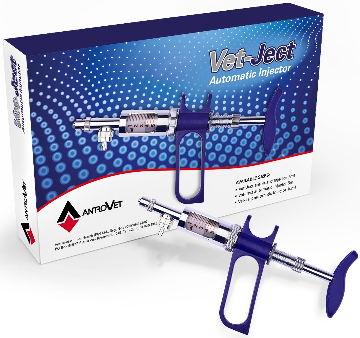 Syringe Auto 10ml Vet-Ject Antrovet.