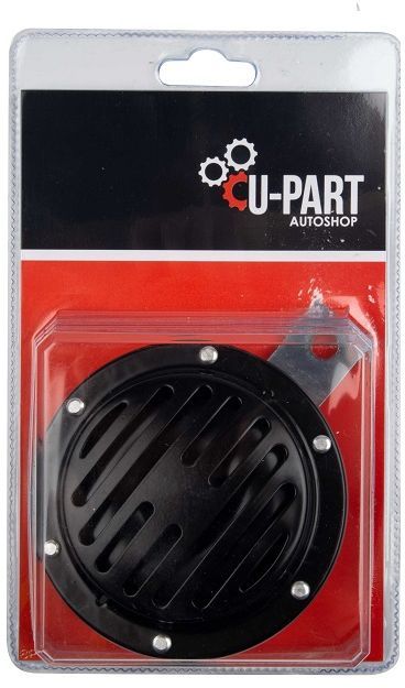 12V Mini clear tone. Universal. Complete with mounting bracket. Also available unpacked at code AO300/1202.