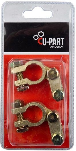 Bosch type positive terminal used to attach the wire to the terminal of the battery. Also available unpacked.