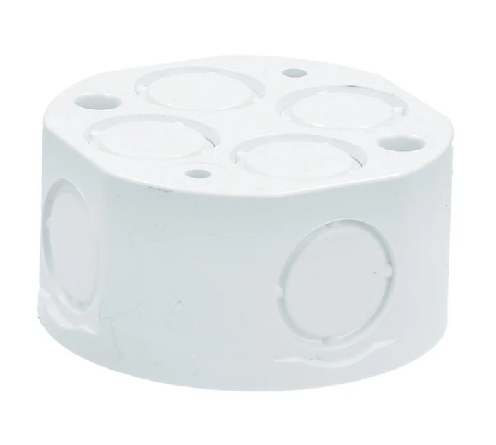 Pvc Conduit Box. 8 Way 20Mm. Used To Channel Cable To And From Devices. Where A Neat And Tidy Appearance Is Needed.