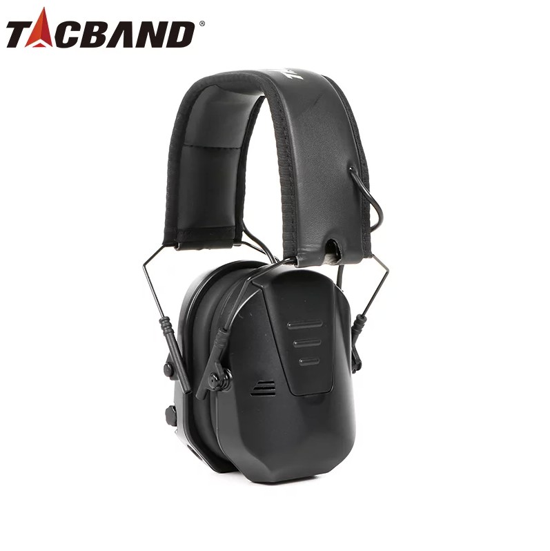 The TACBAND EME01 Series Low Profile Electronic Earmuffs are designed to provide reliable hearing protection while maintaining clear situational awareness. Featuring ultra-slim ear cups, they reduce bulk and enhance overall comfort during extended use. With a tested SNR rating of 27 dB, these earmuffs help protect your hearing by automatically suppressing loud noises above 85 dB. At the same time, four high-gain omnidirectional microphones amplify low-level sounds and speech, allowing you to communicate easily and hear important environmental sounds. Ideal for shooting and training activities, the TACBAND EME01 offers a combination of comfort, protection, and clear communication.