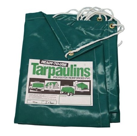 The Lion Tarps LDV PVC Green Medium 5 m � 4 m (550 GSM) is a durable, heavy-duty cover designed for reliable outdoor protection. Measuring 5 metres by 4 metres, it is made from 550 g/m� reinforced PVC material that offers excellent strength and long-lasting performance. The tarp is UV stabilised to withstand prolonged sun exposure and includes built-in eyelets and a rope for secure and easy fastening. It is well-suited for covering loads, equipment, or work areas where strong weather resistance and durability are required.
