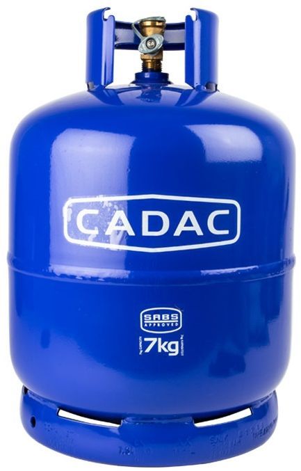 The famous blue CADAC gas cylinder has become synonymous with the trusty Skottel attached to it representing all that is good about the South African culture of sunshine biltong and braais -The gas cylinders are coated with eproxy powder for rust protection they feature an external valve with fingertip control and a dust cover plug -The CADAC gas cylinder is available in several sizes and is used in conjunction with all CADAC gas braais -Different types of braais and braai accessories are compatible with different sized CADAC gas cylinders.