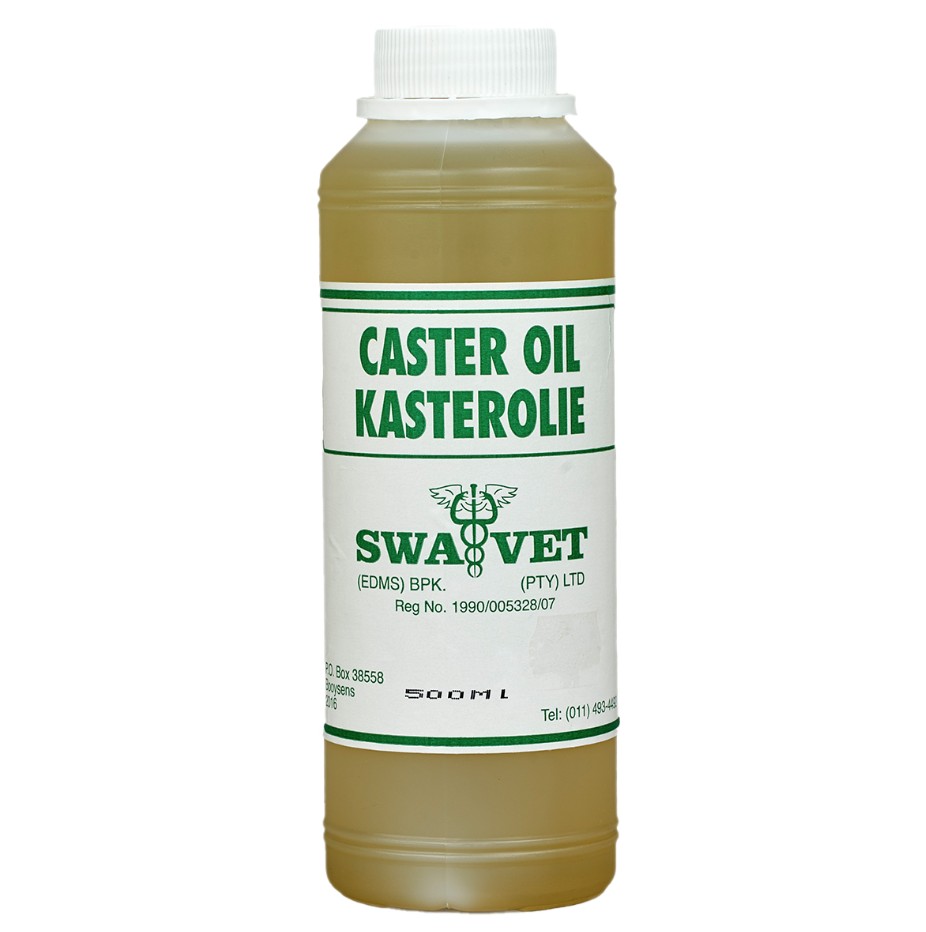 SWAVET Castor Oil is a versatile, high-quality product designed for use in agriculture and animal health, suitable for ruminants such as cattle, sheep, goats, horses, pigs, poultry, and other domestic animals. It can be administered as directed, with dosage varying depending on the animal species and intended use, and may be given orally, applied topically, or mixed into feed; for accurate dosing and safe use, consultation with a veterinarian or animal health professional is recommended. The product offers several benefits, including supporting digestive health by promoting normal digestion and nutrient absorption, improving coat and skin condition by helping to moisturise dry skin and soothe irritation, contributing to hoof strength and overall hoof health, and providing natural anti-inflammatory properties that may assist in managing inflammation and supporting recovery in animals.