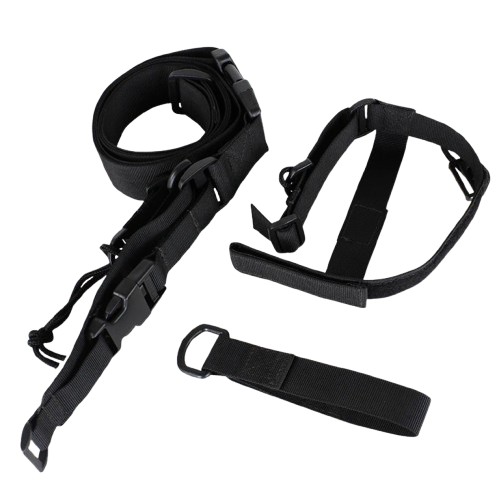 The 3-Point Sling is designed to provide enhanced versatility, stability, and support for your firearm, allowing for quick and seamless transitions between different carrying positions. Constructed from durable 1.5-inch wide webbing and equipped with multiple attachment adapters, it delivers reliable performance in demanding environments. By distributing the firearm�s weight across three points, the sling helps reduce fatigue and improves comfort during extended use. Ideal for tactical operators and outdoor enthusiasts, it offers secure weapon retention, freedom of movement, and easy adjustability to meet changing operational needs. The 3-Point Sling provides a balanced and flexible carrying solution, ensuring your firearm remains secure and readily accessible whenever needed.