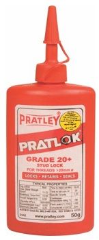 High viscosity thread locker for >M20 threads and for flanged assemblies and gap filling.
