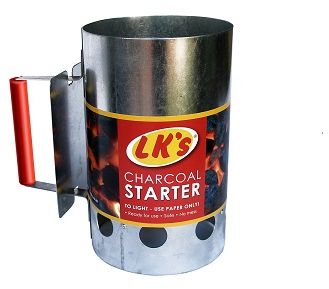 Used to heat charcoal.