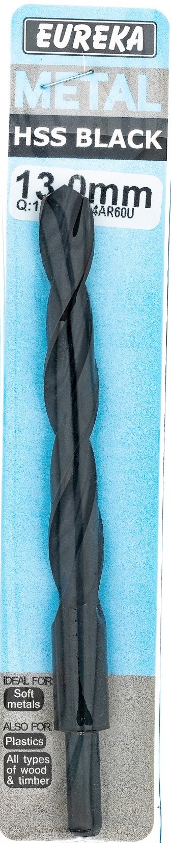 Wood, plastic & milder steel. Black Oxide coating. General-purpose.