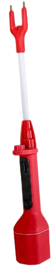 Rechargeable livestock prodder.
